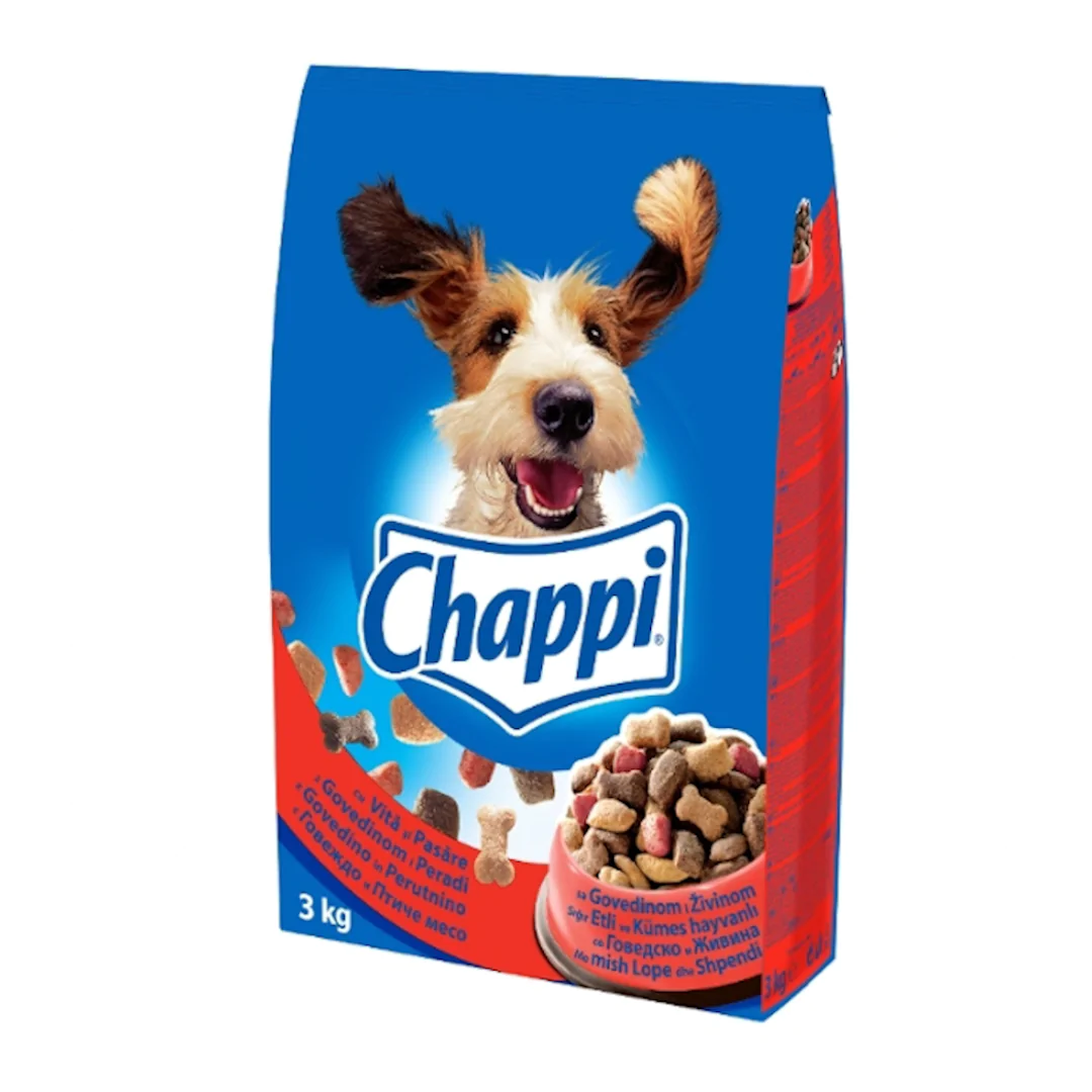 Chappi Dry Beef and Poultry Food 3kg